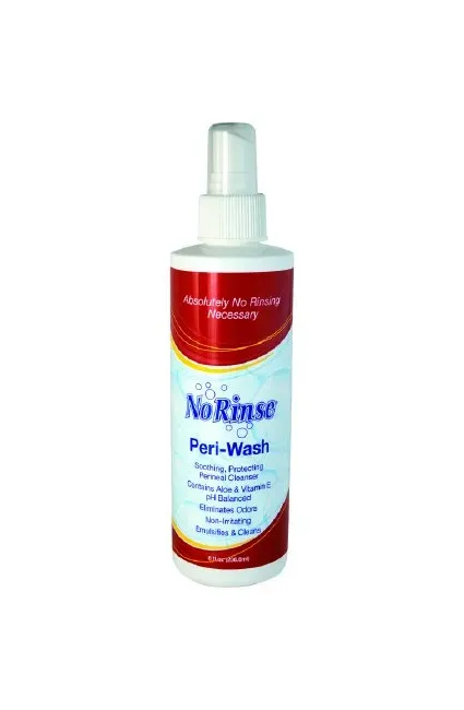 Cleanlife Products - No Rinse - 00700 - Rinse-Free Perineal Wash No Rinse Liquid 8 oz. Bottle Scented