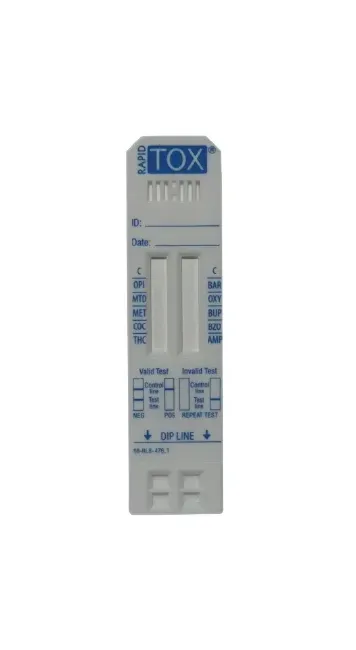 Healgen Scientific Ltd - Rapid TOX - 10-5MT-030 - Drugs Of Abuse Test Kit Rapid Tox Amp, Coc, Mamp/met, Opi300, Thc 50 Tests Clia Waived