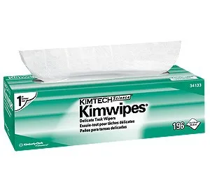 Quasar Instruments - Kimtech Science Kimwipes - 2219-EF5654A - Delicate Task Wipe Kimtech Science Kimwipes Light Duty White Nonsterile 1 Ply Tissue 11-4/5 X 11-4/5 Inch Disposable