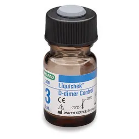 Bio-Rad Laboratories - Liquichek - 27103 - Coagulation Control Liquichek D-Dimer Level 3 6 X 1 mL