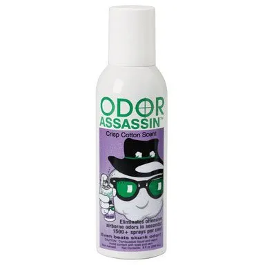 Jay Manufacturing - Odor Assassin - 125710 - Air Freshener Odor Assassin Liquid 6 Oz. Can Crisp Cotton Scent