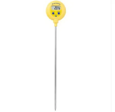 Cole-Parmer Inst. - Traceable Lollipop - 98768-49 - Digital Water-resistant Thermometer Traceable Lollipop Fahrenheit / Celsius -58° To 572°f (-50° To 300°c) Stainless Steel Probe Pocket Clip Battery Operated