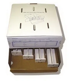 Azer Scientific - ES040 - Slide Storage Box 2000 Slides, 4 Drawer For Microscope Slides
