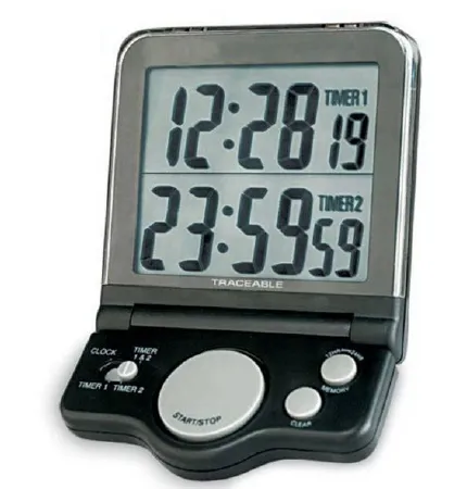 Market Lab - Traceable - 4015 - Electronic Alarm Timer 2 Channel, Jumbo Display Traceable 24 Hours Digital Display