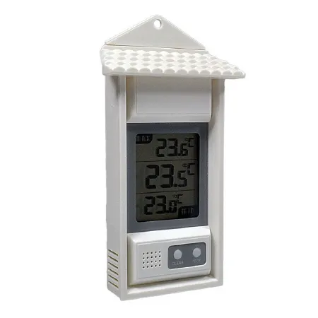 Thermco Products - ACCD1039MM - Wall / Room Thermometer Fahrenheit / Celsius -4° To +58°f (-20° To +70°c) Internal Sensor Battery Operated