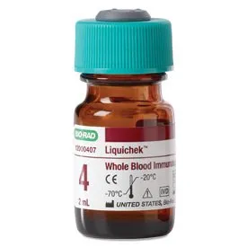 Bio-Rad Laboratories - Liquichek - 12000407 - Assayed Control Liquichek Whole Blood Immunosuppressant Level 4 6 X 2 mL