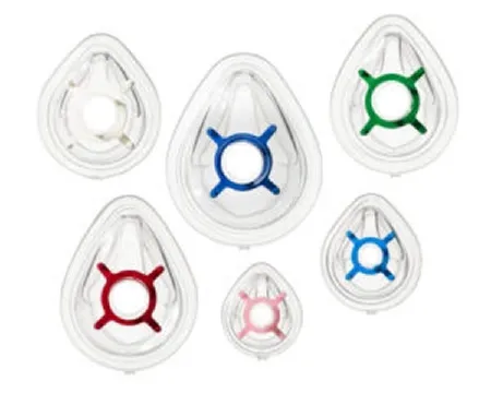 Cypress - O-Two - 02FM5207-CS - Anesthesia Mask O-two Elongated Style Child / Small Adult Size 3 Hook Ring