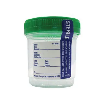 Azer Scientific - DuoClick - ES243420 - Specimen Container For Pneumatic Tube Systems Duoclick 53 Mm Opening 90 Ml (3 Oz.) Screw Cap Patient Information Sterile