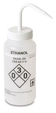Market Lab - 18398 - Safety Wash Bottle Ethanol Label Ldpe 500 Ml (16 Oz.)