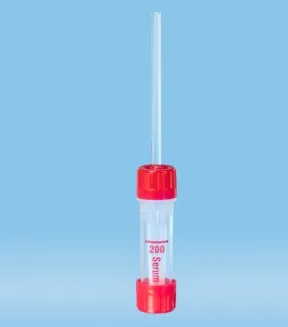 Sarstedt - Microvette 200 - 20.1290.100 - Microvette 200 Capillary Blood Collection Tube Clot Activator Additive 200 Μl Screw Cap Polypropylene Tube