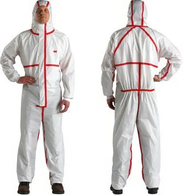 3M - From: 4565-BLK-L To: 4565-BLK-M - Coverall, Medium, White, Disposable, 25/cs (Continental US+HI Only)