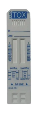 Healgen Scientific Ltd - Rapid TOX - 10-5MT-030 - Drugs Of Abuse Test Kit Rapid Tox Amp, Coc, Mamp/met, Opi300, Thc 50 Tests Clia Waived