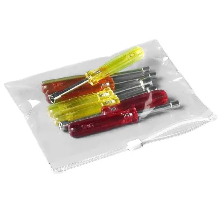 Uline - S-3633 - Reclosable Bag 6 X 8 Inch Polyethylene Clear Zipper Closure