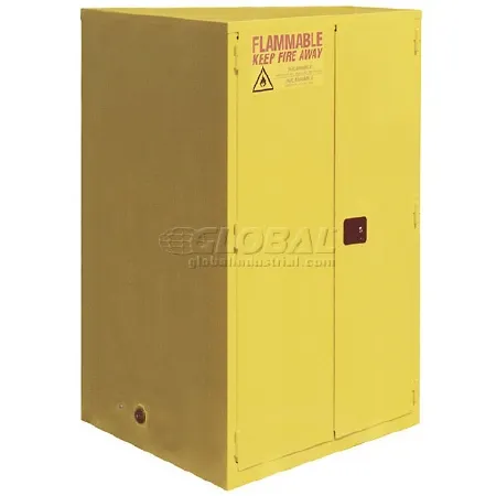 Global Industrial - Global - 237289 - Flammable Safety Cabinet Global Steel 2 Adjustable Shelves