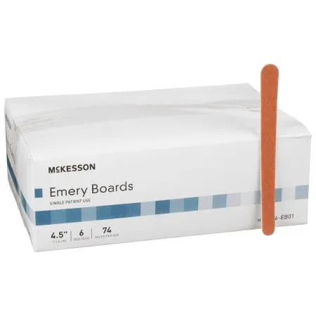 McKesson - 16-EB01 - Emery Board Terra Cotta 4 1/2 Inch