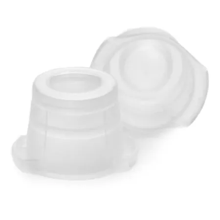 McKesson - 177-118115C - McKesson Tube Closure Polyethylene Snap Cap Natural 12 mm / 13 mm / 16 mm (Universal) Fits Most 12mm 13mm and 16mm Evacuated Glass Blood Collection Tubes and Plastic Test Tubes NonSterile