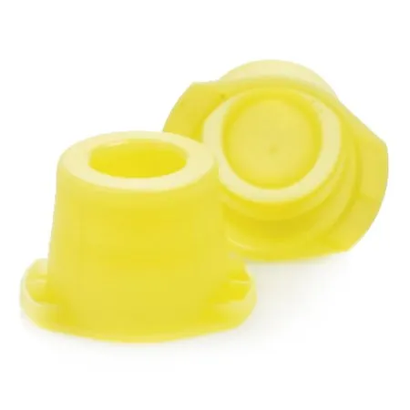 McKesson - 177-118115Y - McKesson Tube Closure Polyethylene Snap Cap Yellow 12 mm / 13 mm / 16 mm (Universal) Fits Most 12mm 13mm and 16mm Evacuated Glass Blood Collection Tubes and Plastic Test Tubes NonSterile