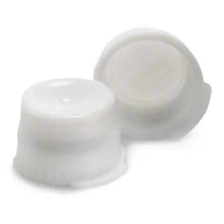 McKesson - 177-113146W - McKesson Tube Closure Polyethylene Snap Cap White 13 mm For Use with 13 mm Blood Drawing Tubes  Glass Test Tubes  Plastic Culture Tubes NonSterile
