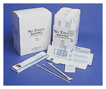 Fisher Scientific - Safetex No Touch - 1437242 - Pap Smear Collection Kit Safetex No Touch Slide Mailer