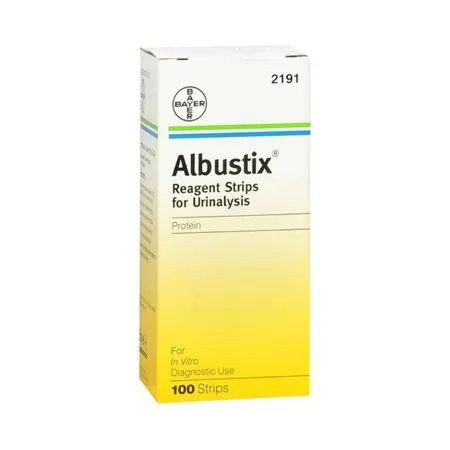 Siemens - 10333485 - Albustix Reagent Strips (Dip-and-Read Test For Protein in Urine), 100/btl (2191) (US Only)