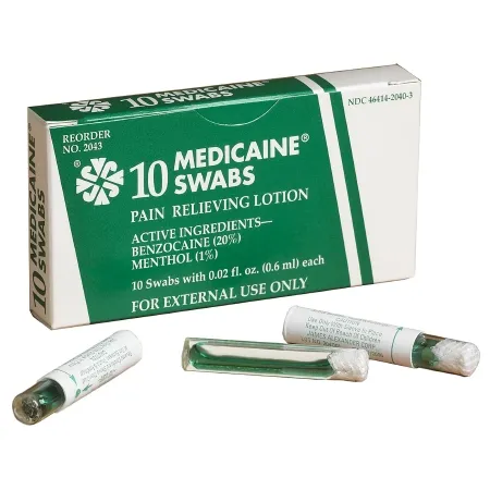 James Alexander - Medicaine - 2043 - Swab, Sting & Bite (10/bx) Icaine