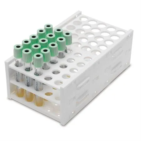 Market Lab - T-Racks - 13126 - 3-tiered Test Tube Rack T-racks 50 Place 13 To 16 Mm Tube Size White