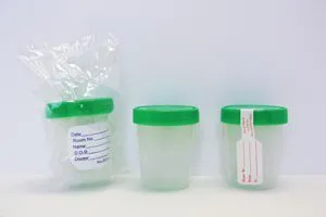 GMAX Industries - GS398 - Specimen Container 120 mL (4 oz.) Screw Cap Patient Information Poly Bagged Sterile