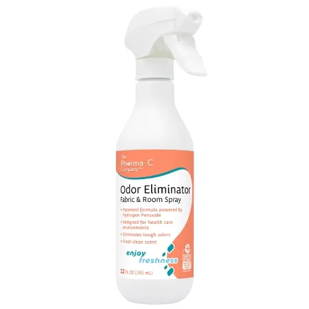 Kleen Test Products - Pharma-C-Wipes - 55-16630 - Deodorizer Pharma-c-wipes Liquid 12 Oz. Bottle Clean Scent
