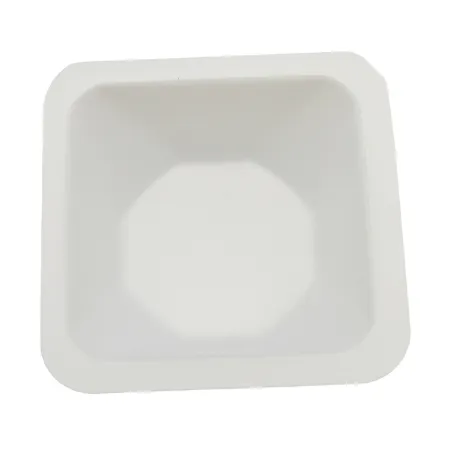 Heathrow Scientific - HS1420BB - Weighing Dish Wide Flat Bottom White Polystyrene