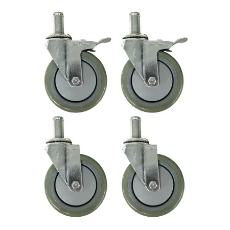 R & B Wire Products - LC/CSTRS - Replacement Locking Caster Set 2 Locking, 2 Non-locking