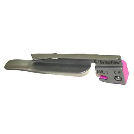 Hartwell Medical - Briteview - LB 51MIL1-DS - Laryngoscope Blade Briteview Miller Size 1 Infant