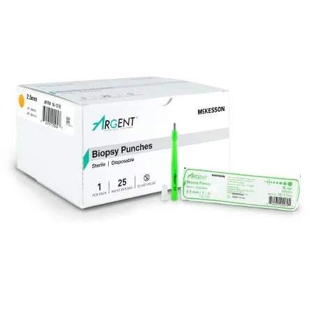 McKesson - 16-1310 - Argent Biopsy Punch Argent Dermal 2.5 mm