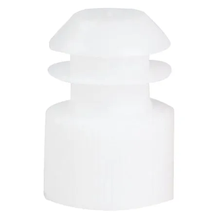 McKesson - 177-116152W - Tube Closure Polyethylene Flanged Plug Cap White 16 mm For Use with 16 mm Blood Drawing Tubes Glass Test Tubes Plastic Culture Tubes NonSterile