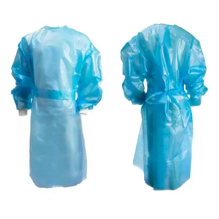 McKesson - 16-55KV2X - Chemotherapy Procedure Gown 2X Large Blue NonSterile AAMI Level 2 / ASTM D6978 Disposable