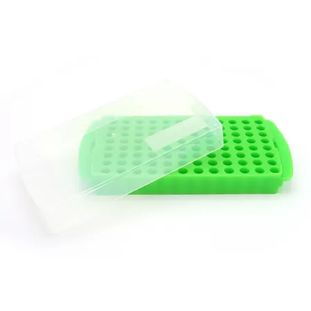 Heathrow Scientific - HS2345D - 96-well / Reversible Microcentrifuge Tube Rack 96 Place 0.5 Ml / 1.5 To 2.0 Ml Tube Size Green 53 X 121 X 264 Mm