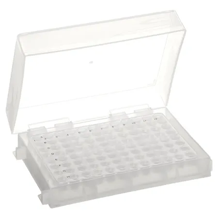 Heathrow Scientific - HS23461B - 96-well / Pcr Tube Microcentrifuge Tube Rack 96 Place 0.2 Ml Tube Size Natural 1-1/5 X 3-7/8 X 5-1/5 Inch