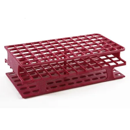 Heathrow Scientific - OneRack - HS27511D - Full Size Test Tube Rack Onerack 72 Place 5 To 10 Ml Tube Size Magenta 59 X 104 X 202 Mm