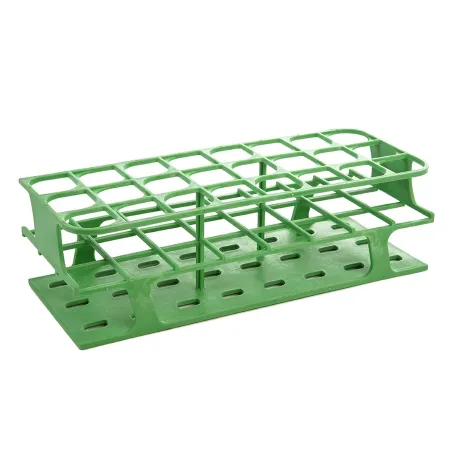 Heathrow Scientific - OneRack - HS27515C - Full Size Test Tube Rack Onerack 24 Place 15 To 50 Ml Tube Size Green 85 X 110 X 282 Mm