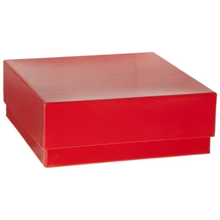 Heathrow Scientific - HS2860CR - Cryo Storage Box 2 X 5-1/5 X 5-1/5 Red Cardboard