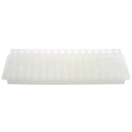 Heathrow Scientific - HS29025A - Fraction Collector Plate Microtube Rack 80 Place 1.5 To 2.0 Ml Tube Size Natural 28 X 67 X 225 Mm