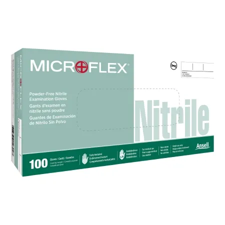 Microflex Medical - MICROFLEX N80X-10 - 163099 - Exam Glove Microflex N80x-10 X-large Nonsterile Nitrile Standard Cuff Length Fully Textured White Not Rated