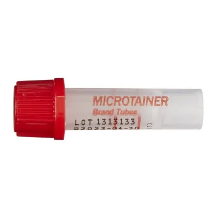 Bd Becton Dickinson - Bd Microtainer - 365963 -   Capillary Blood Collection Tube Plain 250 Μl To 500 Μl Bd Microgard Closure Plastic Tube