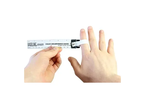 Fabrication Enterprises - 12-1222-25 - Baseline Finger Circumference Gauge, 6 inch / 15 cm Maximum, 25-pack