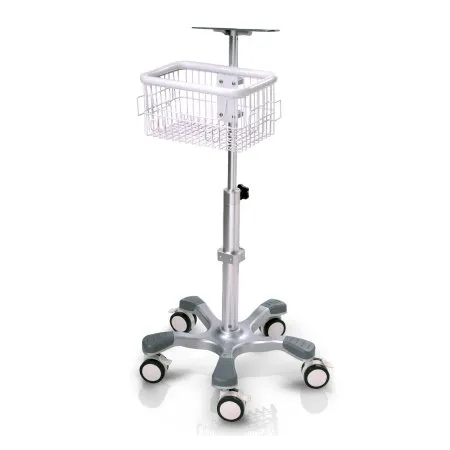 EdanUSA & MDPro - Edan USA - MT-207_PLATE_MDPRO4000 - Mobile Trolley Edan Usa Stainless Steel Design 5 Casters For Use With M3 Vital Sign Monitors, Im Patient Monitors, Ecgs, And Fetal Monitors With Corresponding Mounting Plate