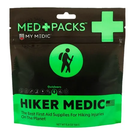 MyMedic - MM-KIT-S-MD-PK-HM-GEN - First Aid Kit My Medic? Med Packs Hiker Medic Plastic Pouch