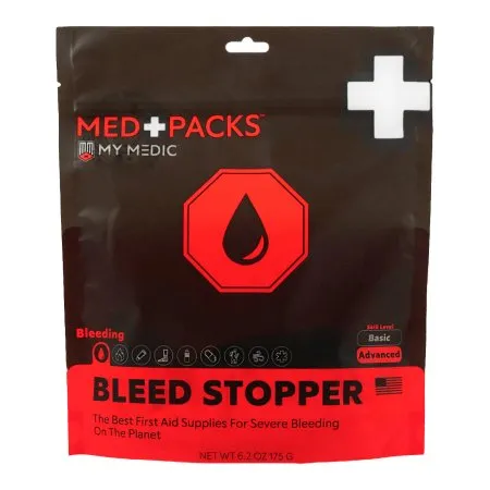 MyMedic - MM-KIT-S-MD-PK-BLD-GEN-RAT - My Medic MED PACKS Bleed Stopper First Aid Kit My Medic MED PACKS Bleed Stopper Plastic Pouch