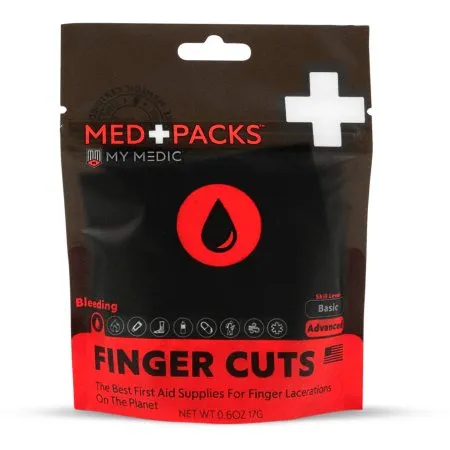 MyMedic - My Medic MED PACKS FInger Cut - MM-MED-PACK-FGR-CUT-EA-V2 -  First Aid Kit  Pouch