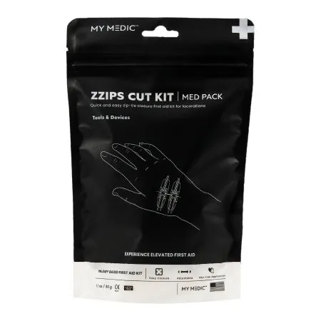 MyMedic - MM-SPL-MD-PK-ZZIP-CUT-EA - My Medic MED PACKS ZZIPS Cut Kit First Aid Kit My Medic MED PACKS ZZIPS Cut Kit Plastic Pouch