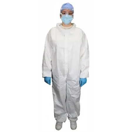 Carter-Health Disposables - CH9615MIC-L-BX - Coverall Large Disposable Nonsterile