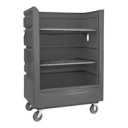 R & B Wire Products - 747G - Turnabout Truck 2 Shelves 2000 Lbs. Poly / Steel 6 Inch Casters